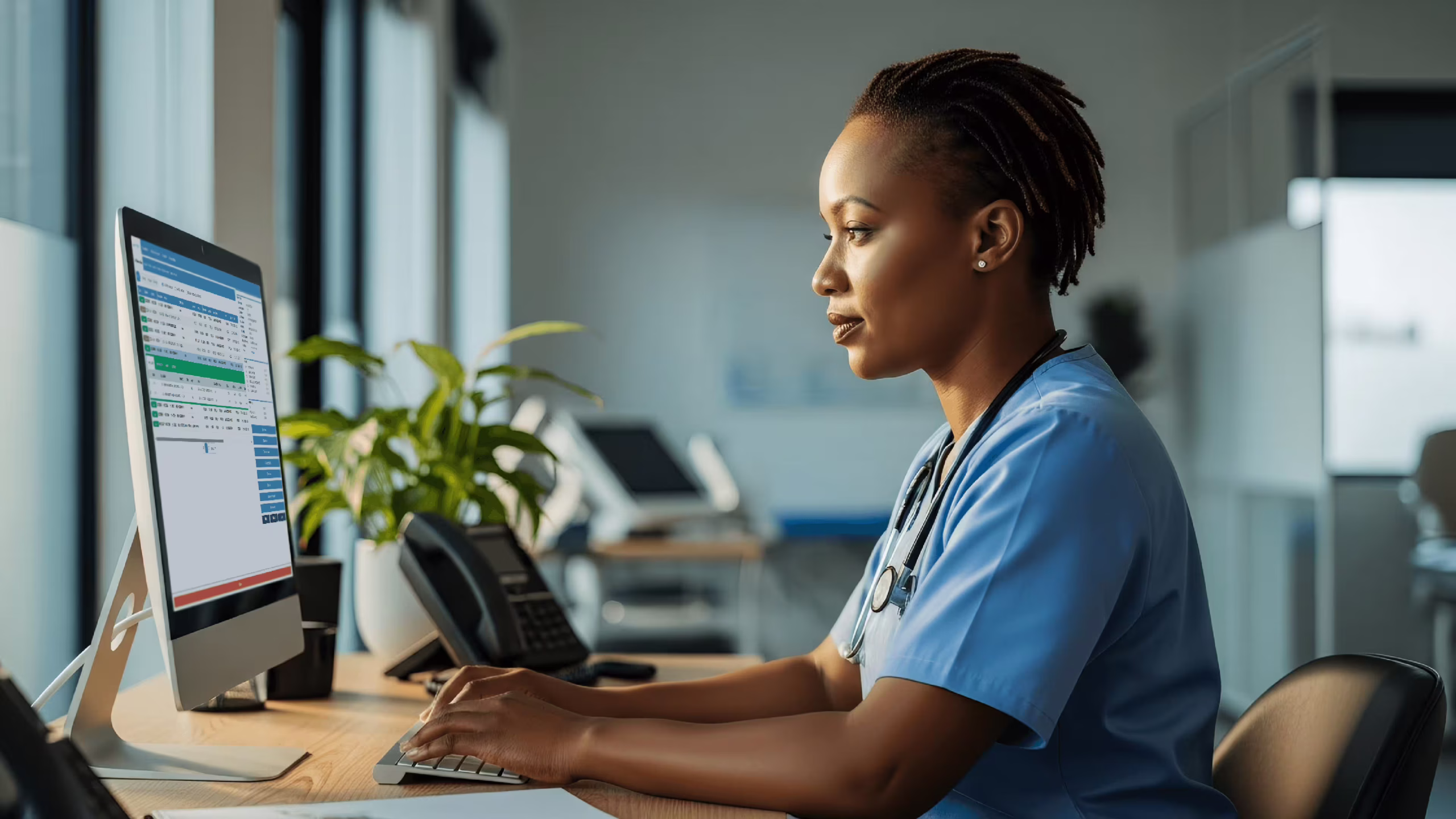 Modern physician practice management software interface helping medical professionals organize patient records and appointments